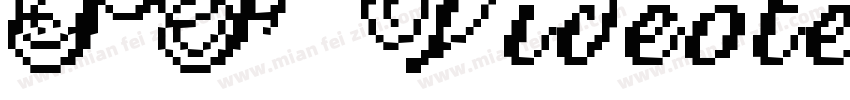 PF Videotext Pro Re字体转换
